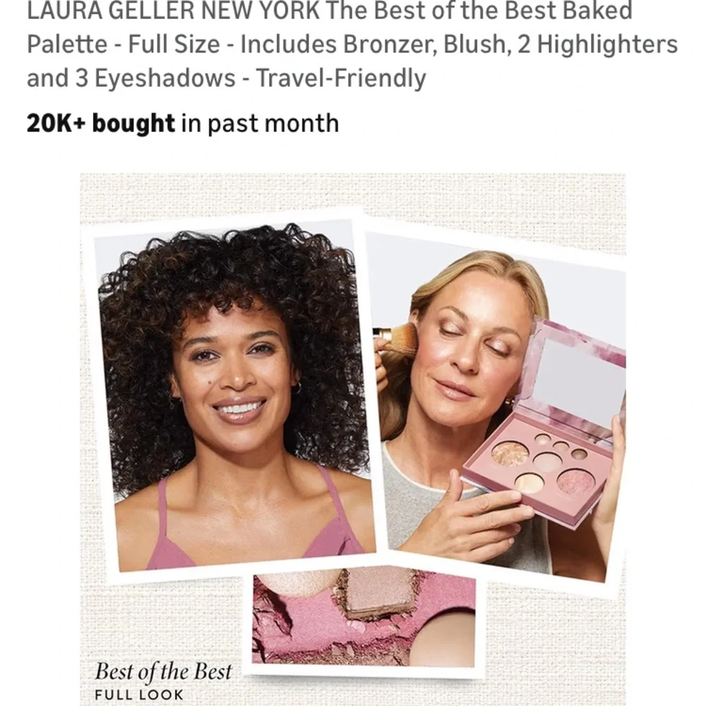 Laura Geller Baked Palette - Bronze, Pink, Cream